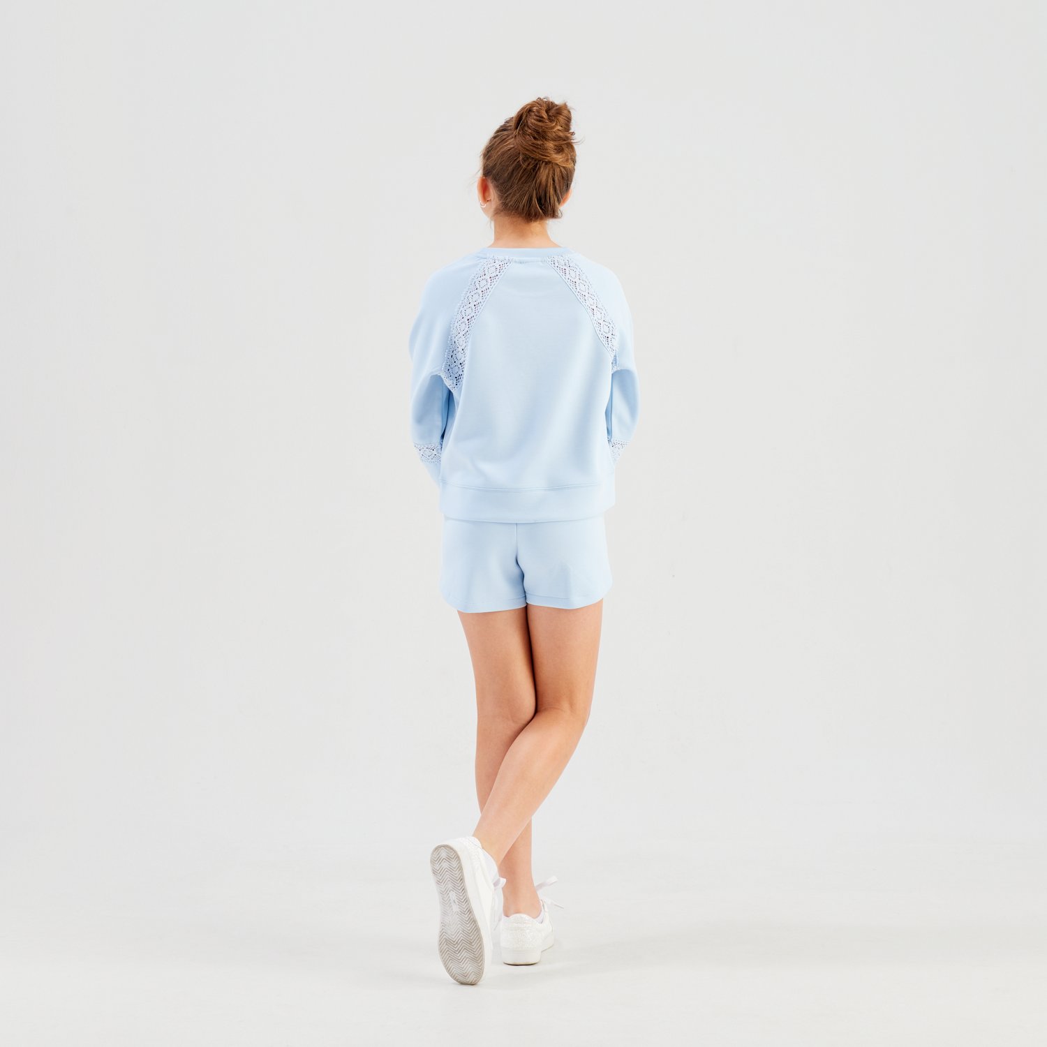 Freely Girls' Georgia Scuba Oversized Crew Sweatshirt - view number 3