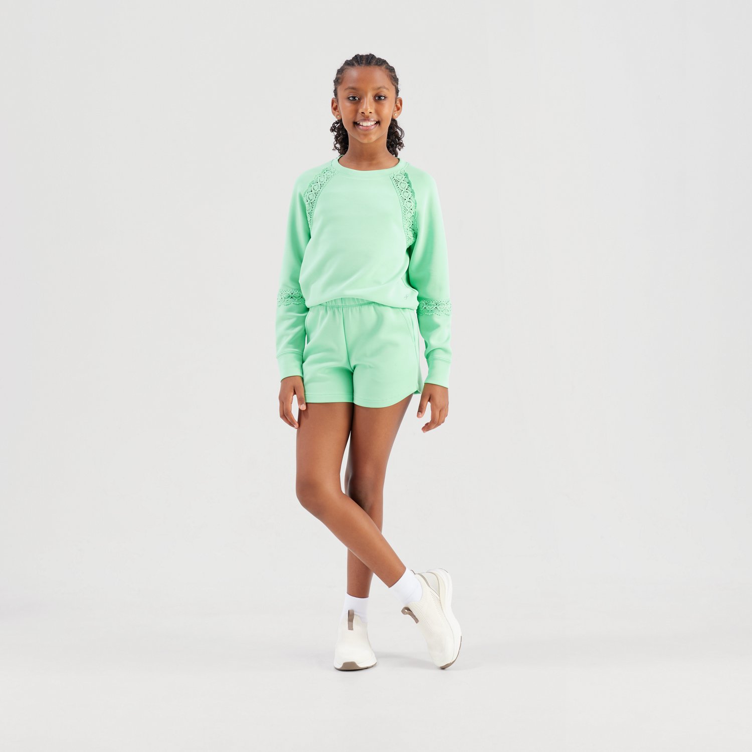 Freely Girls' Georgia Scuba Dolphin Shorts 3 in - view number 2