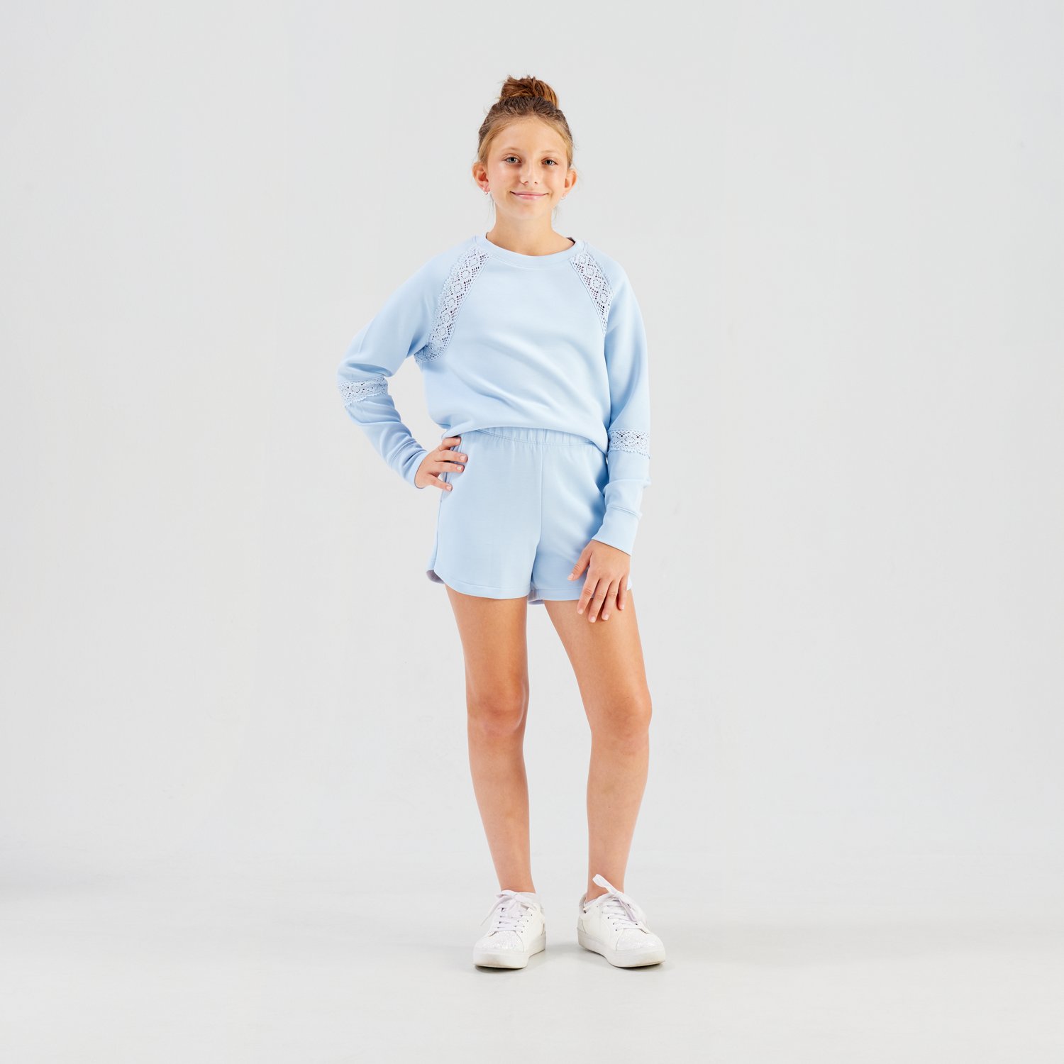 Freely Girls' Georgia Scuba Dolphin Shorts 3 in - view number 2