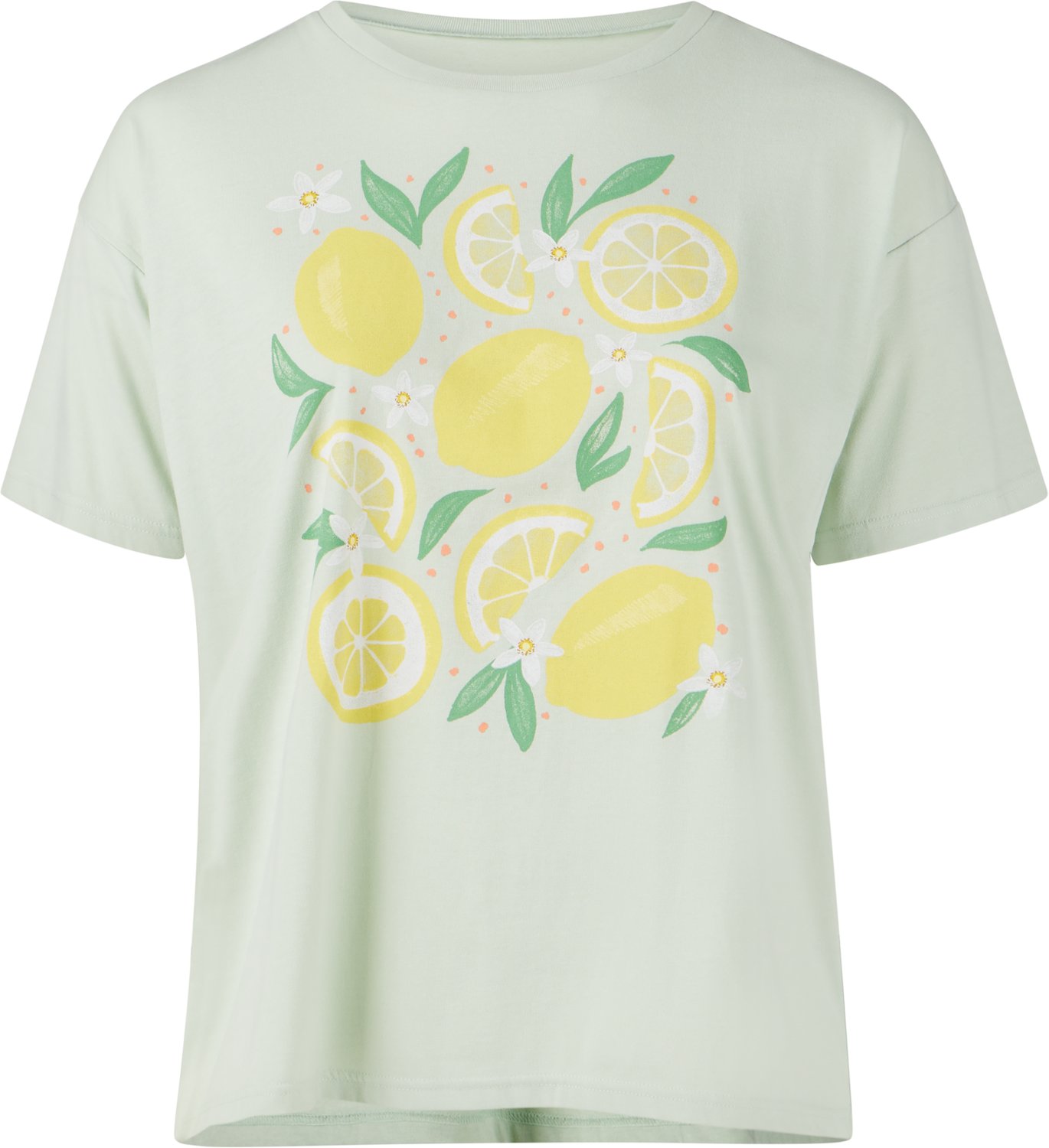 Live Outside the Limits Women's Lemons Oversized Graphic T-shirt
