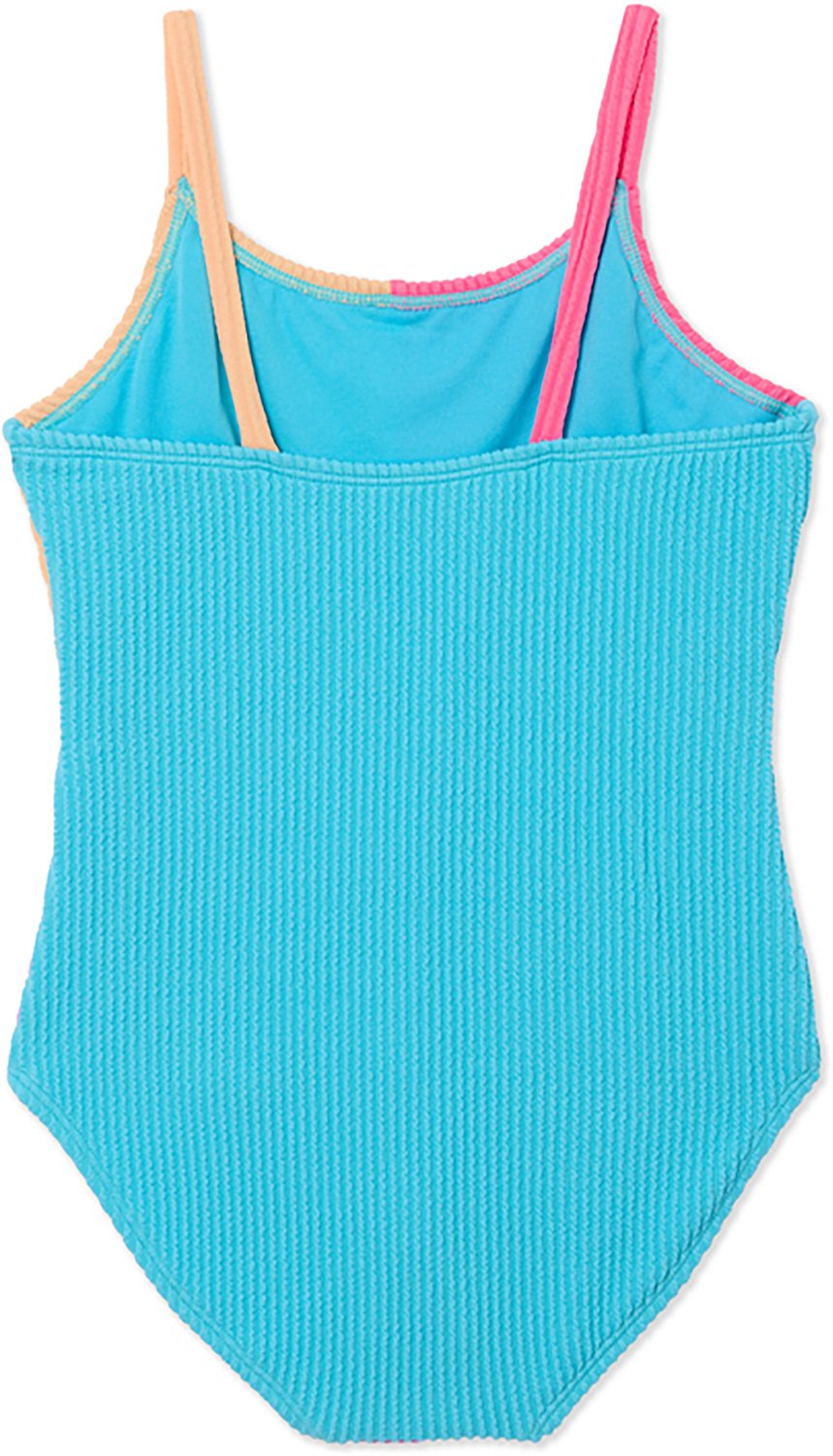 Breaking Waves Girls’ Colorblock One Piece Swimsuit  - view number 2