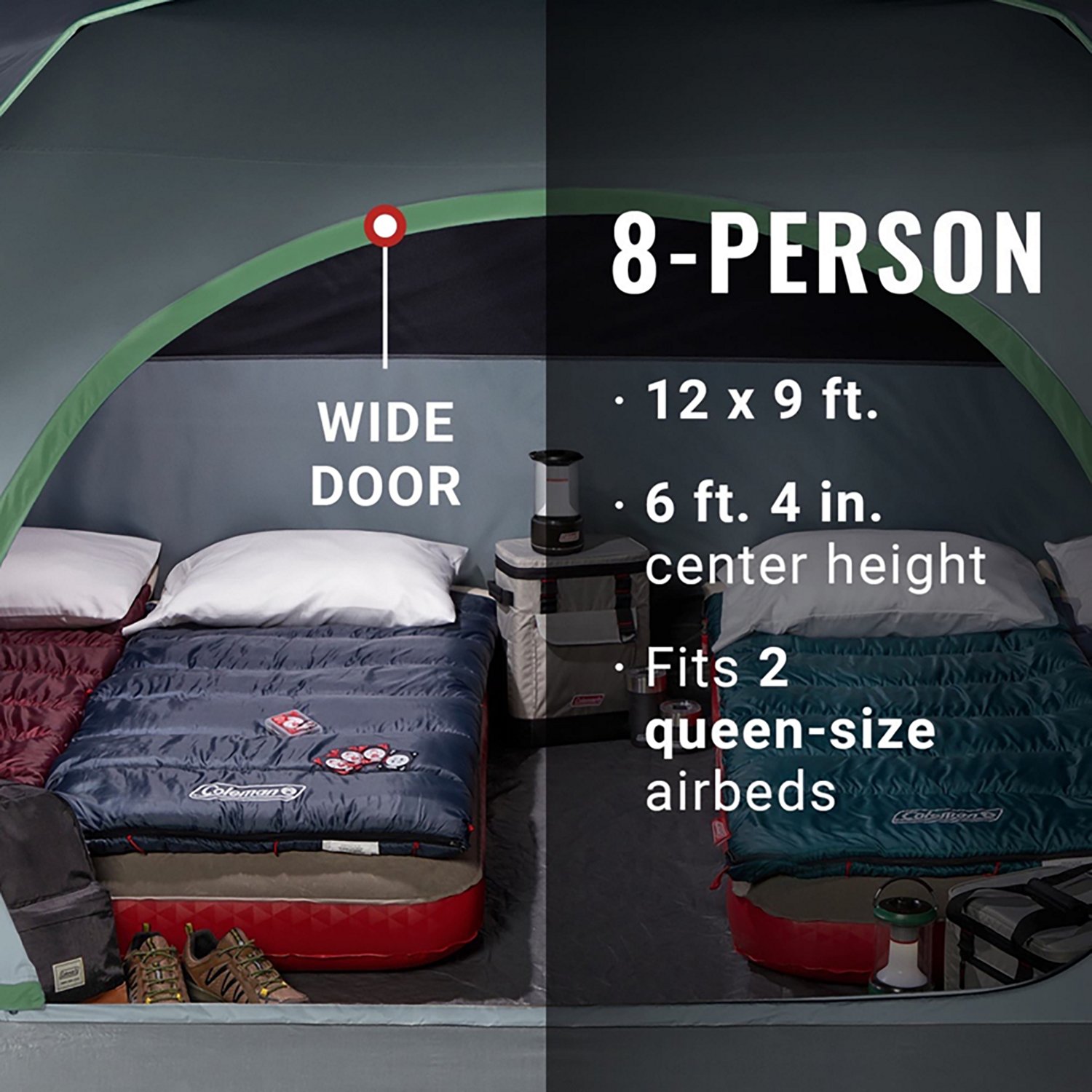 Coleman Skydome 8-Person Camping Tent - view number 2