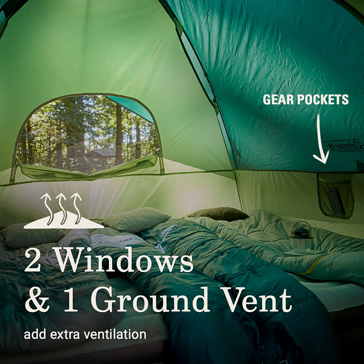 Coleman Sundome 6-Person Camping Tent - view number 4