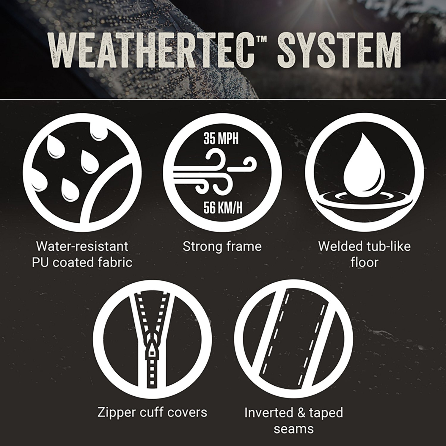 Coleman Sundome 4-Person Dark Room Camping Tent - view number 4