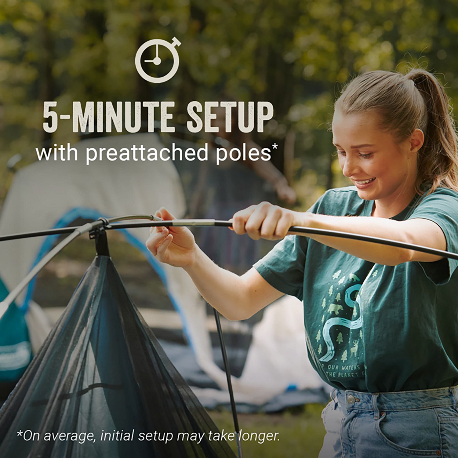 Coleman Skydome 6-Person Camping Tent with Screen Room - view number 4