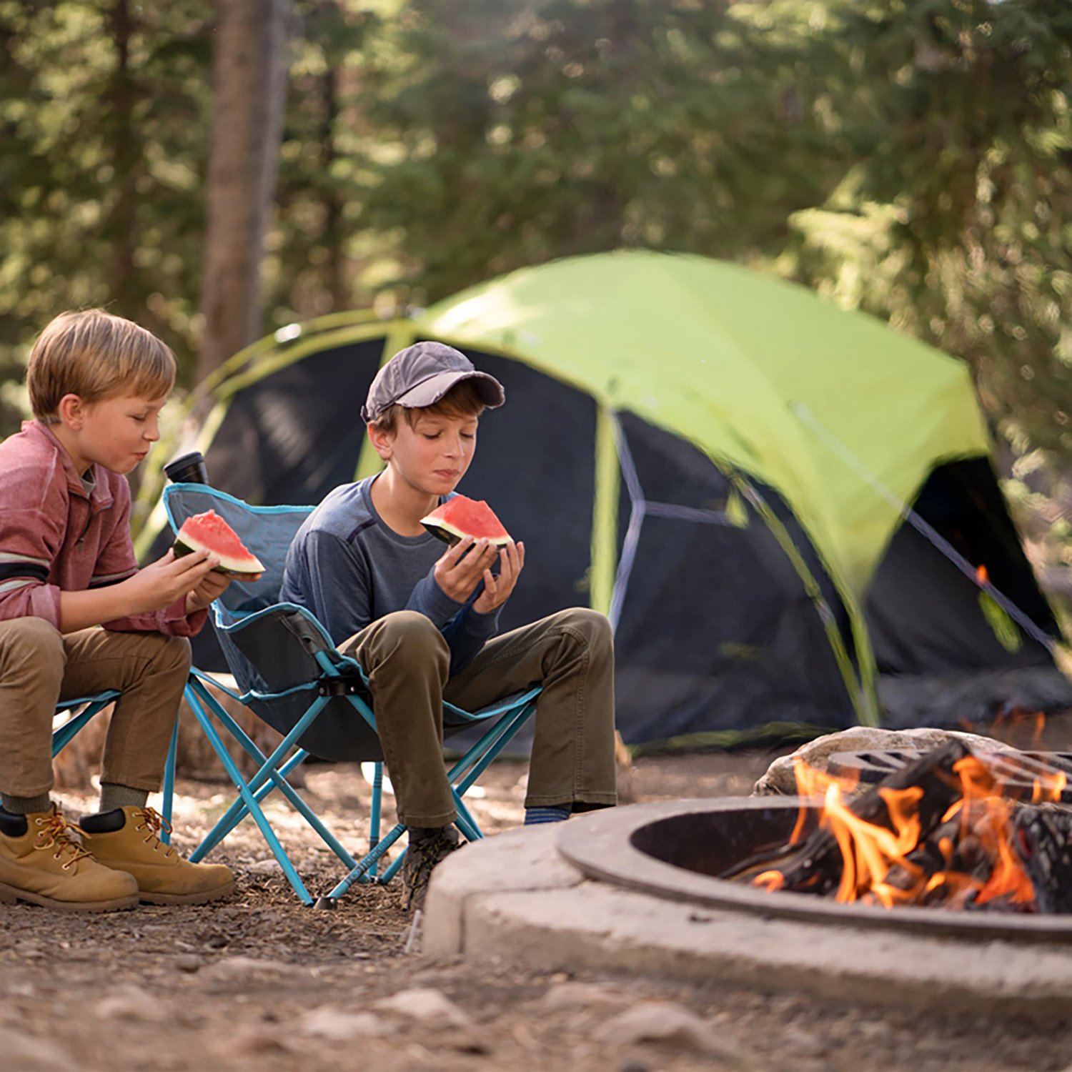 Coleman Carlsbad 4-Person Dark Room Camping Tent with Screen Room - view number 4