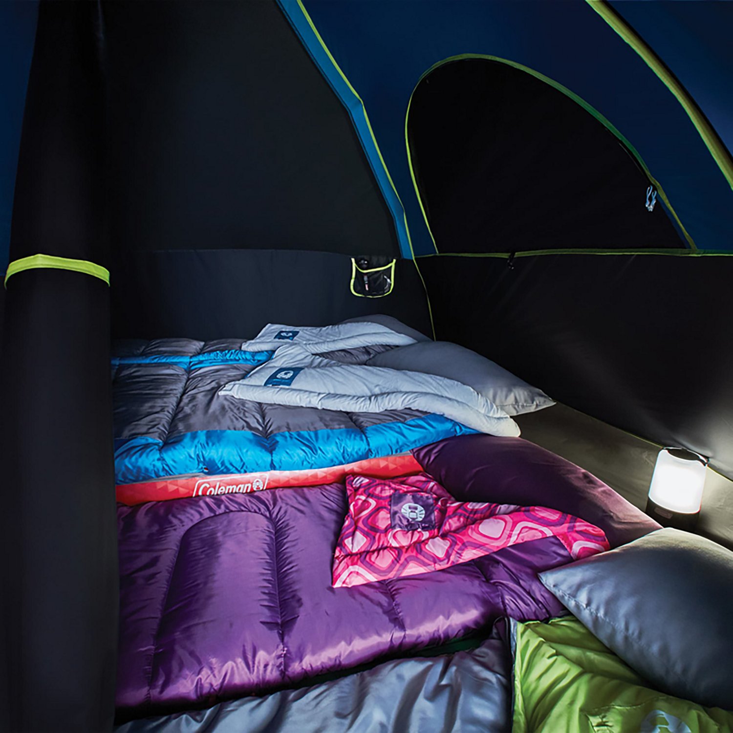 Coleman 6-Person Carlsbad Dark Room Dome Camping Tent with Screen Room - view number 4