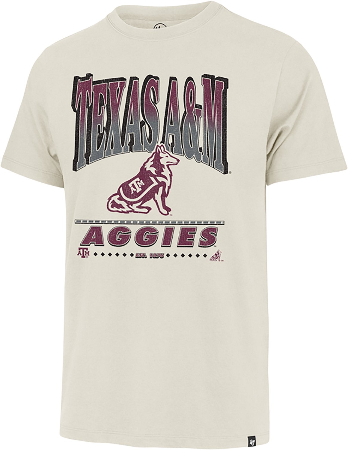 '47 Men's Texas A&M Aggies Straight Shot Two Franklin Short Sleeve T-shirt