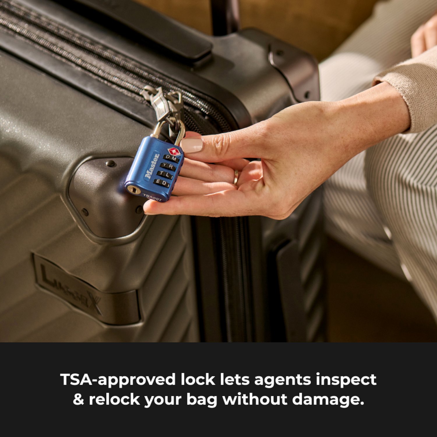 Master Lock Alphanumeric Luggage Lock                                                                                            - view number 3