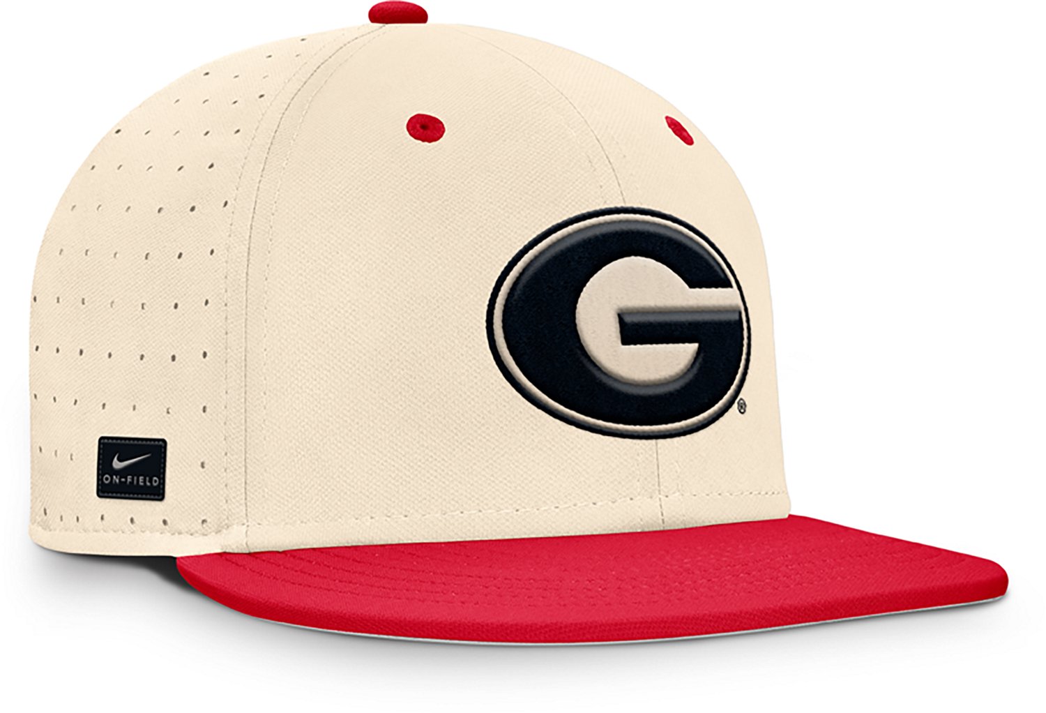 Nike Men's Georgia DF Structured Aero Bill Fitted Cap - view number 3