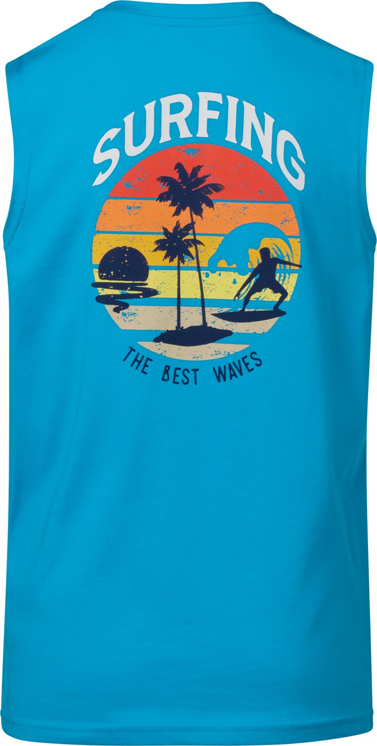 BCG Boys' Cotton Graphic Muscle Tank Top - view number 2