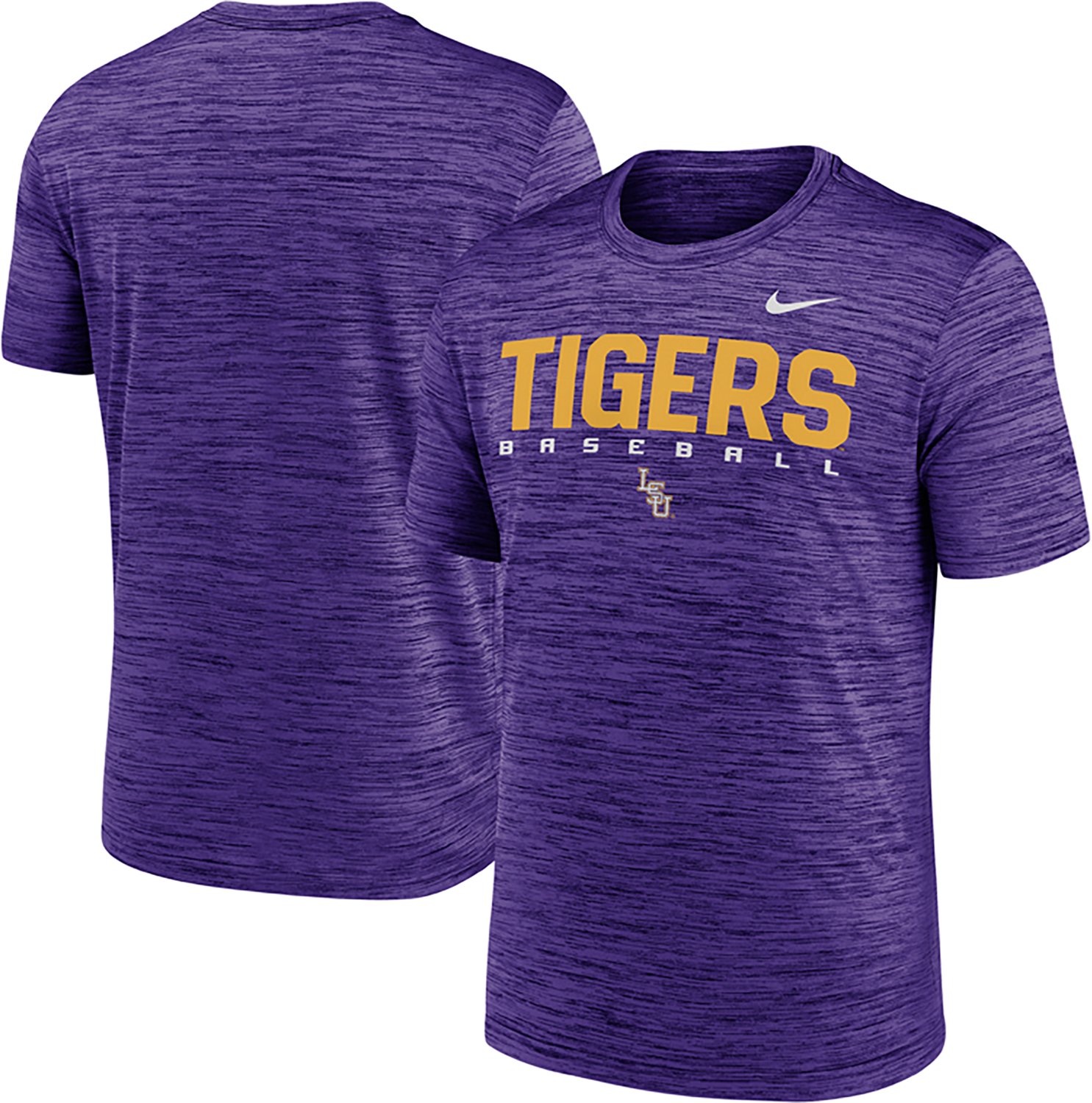 Nike Men's LSU DF Velocity Baseball T-shirt
