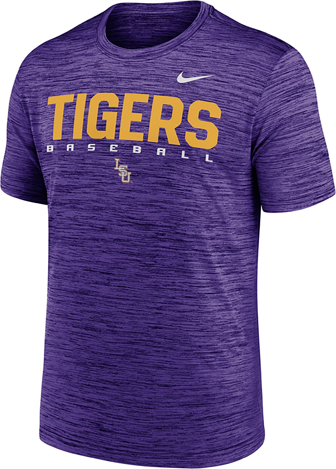 Nike Men's LSU DF Velocity Baseball T-shirt - view number 2