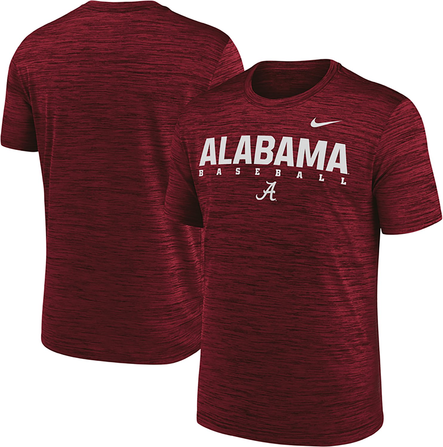 Nike Men's Alabama DF Velocity Baseball T-shirt
