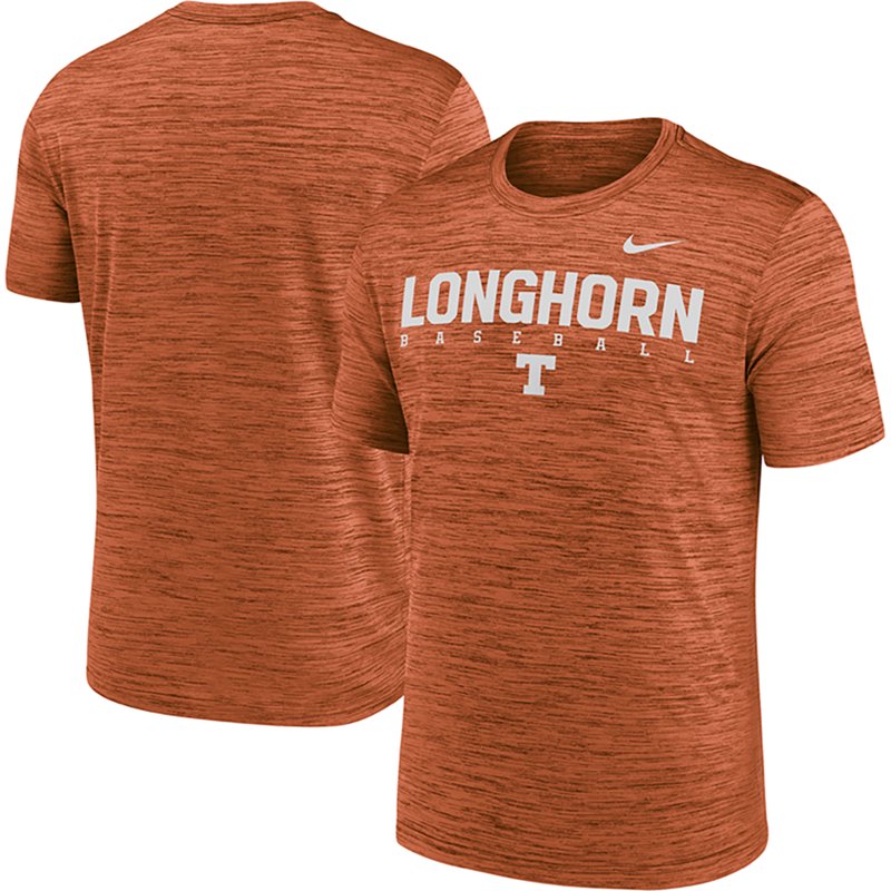 Nike Men's Texas Orange Texas Longhorns Dugout Velocity Dri-fit T-Shirt - Texas Orange
