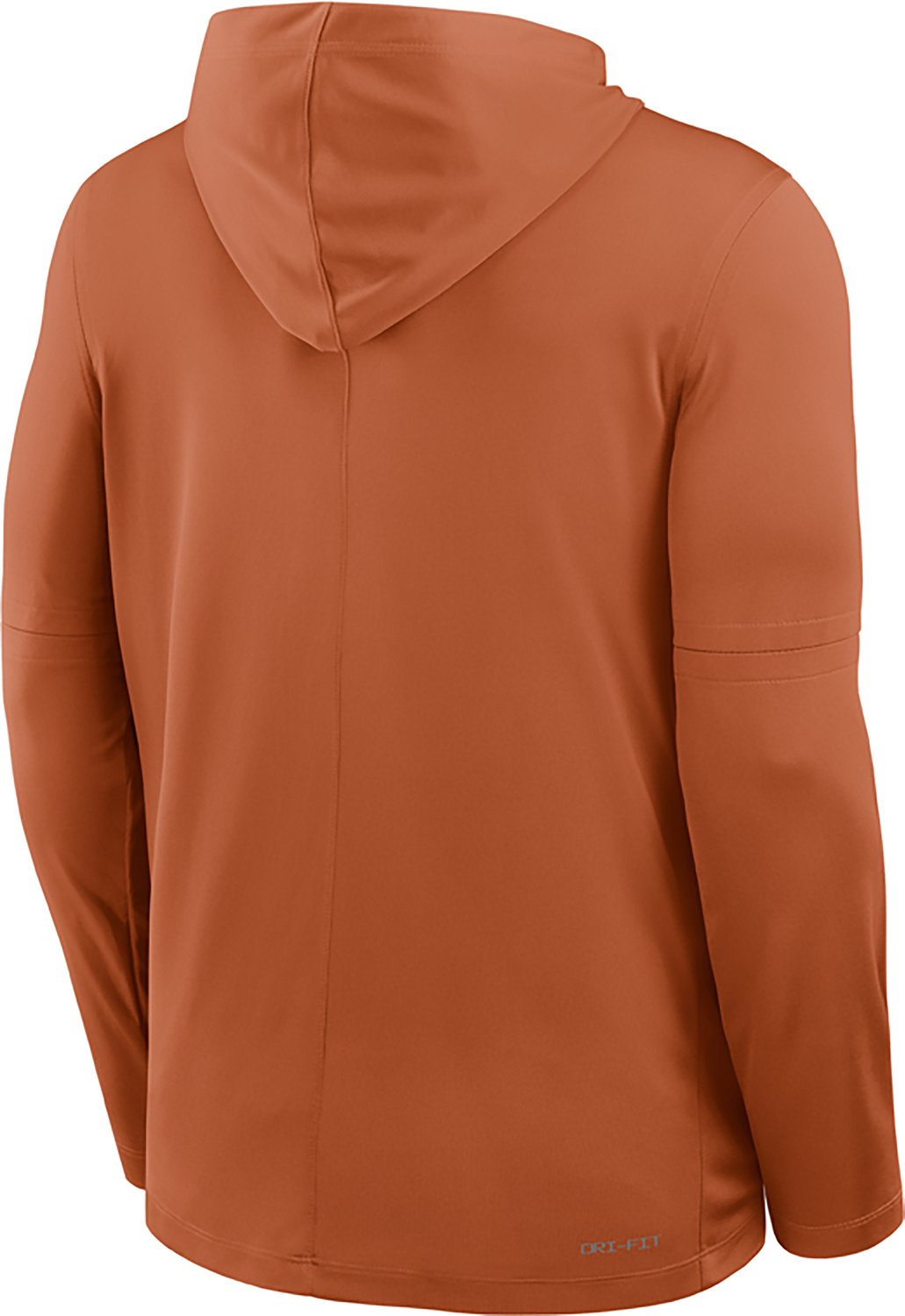 Nike Men's Texas Longhorns Baseball Logo Lightweight Hooded Long Sleeve Top - view number 3