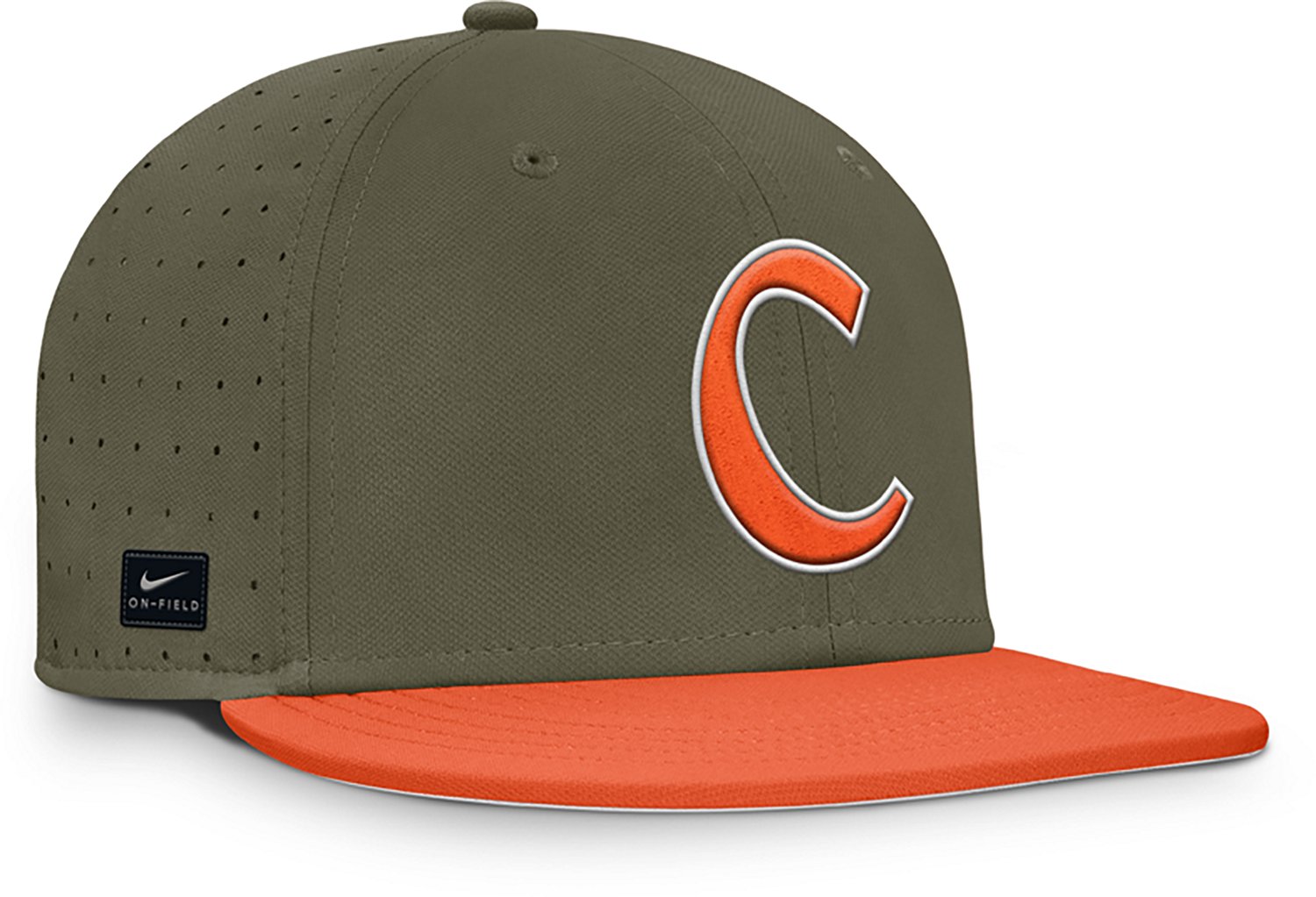 Nike Clemson University Primary Logo DF True Structured Aero Bill Cap - view number 3