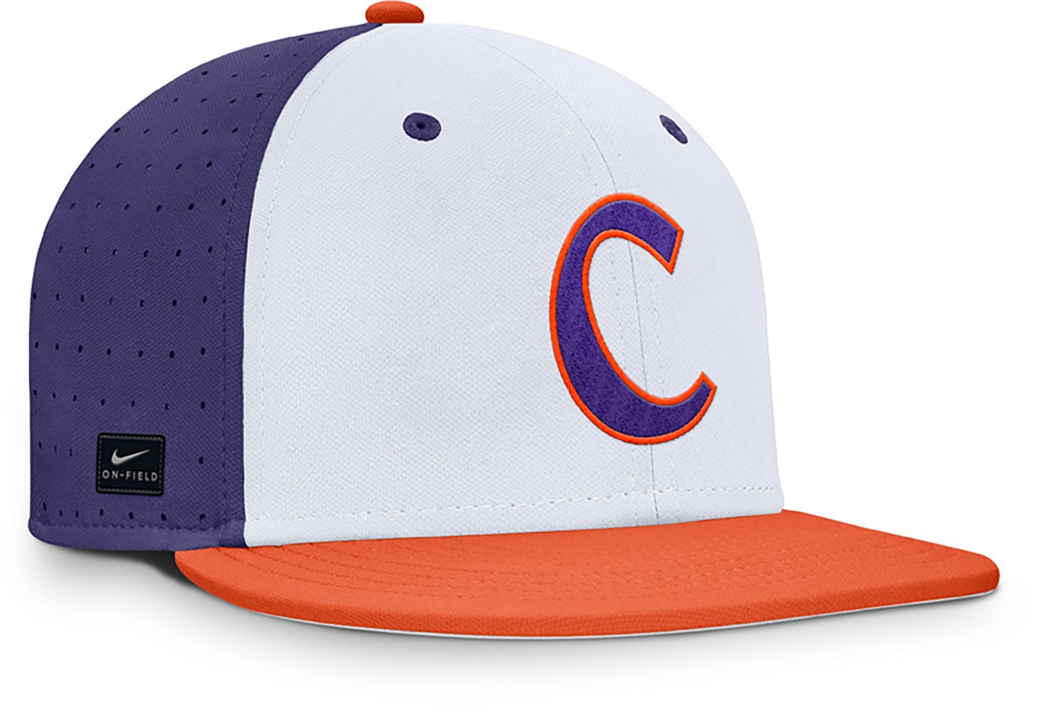 Nike Clemson University Primary Logo DF True Structured Aero Bill Cap - view number 3
