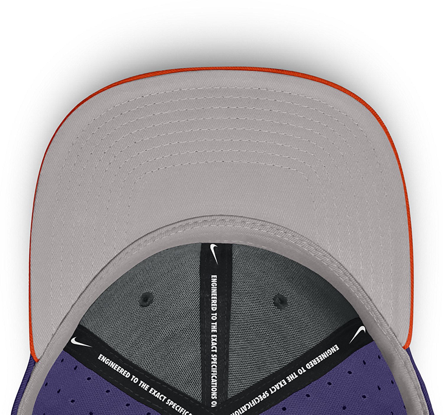 Nike Clemson University Primary Logo DF True Structured Aero Bill Cap - view number 5