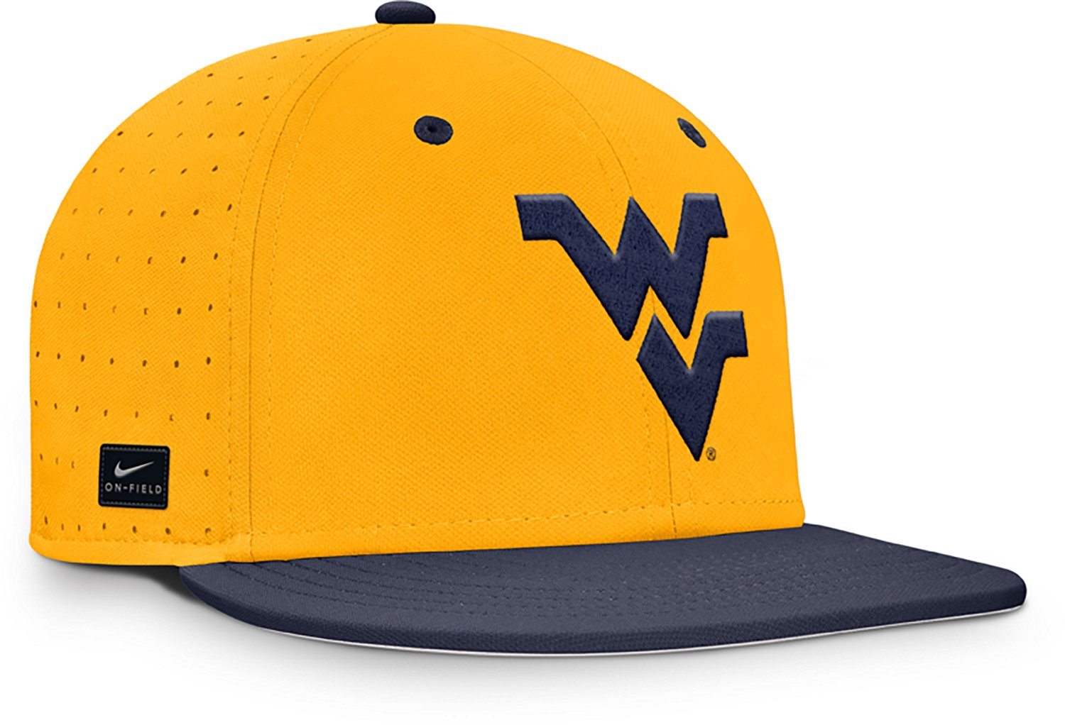 Nike West Virginia University Primary Logo DF True Structured Aero Bill Cap - view number 3