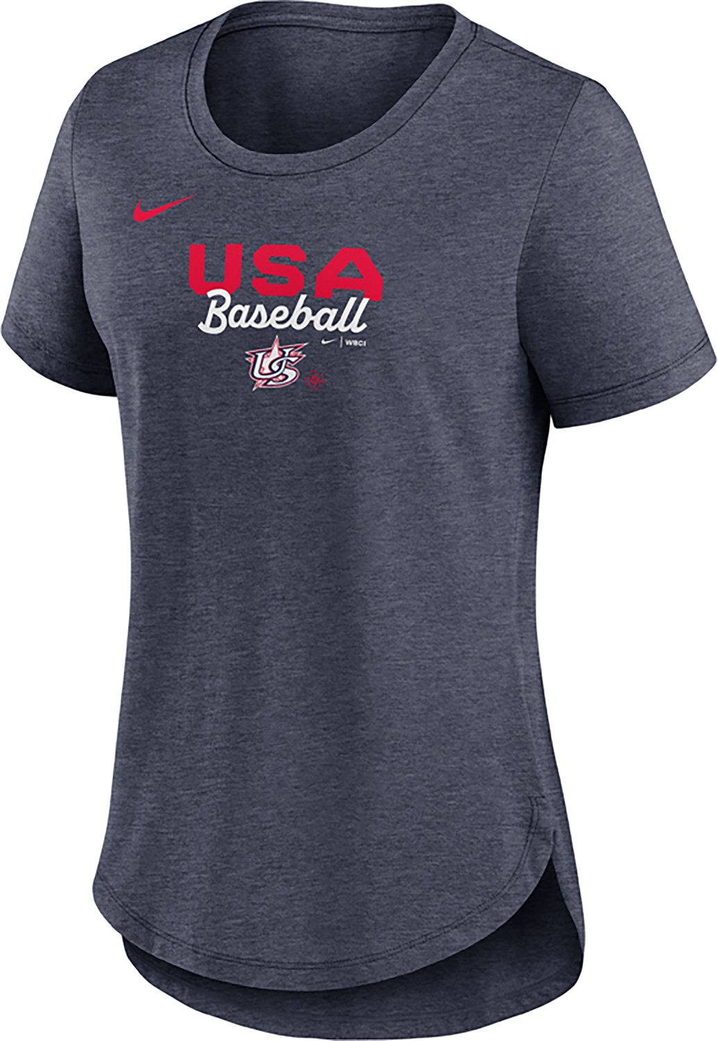 Nike Women's USA World Baseball Classic Arched Triblend T-shirt - view number 2