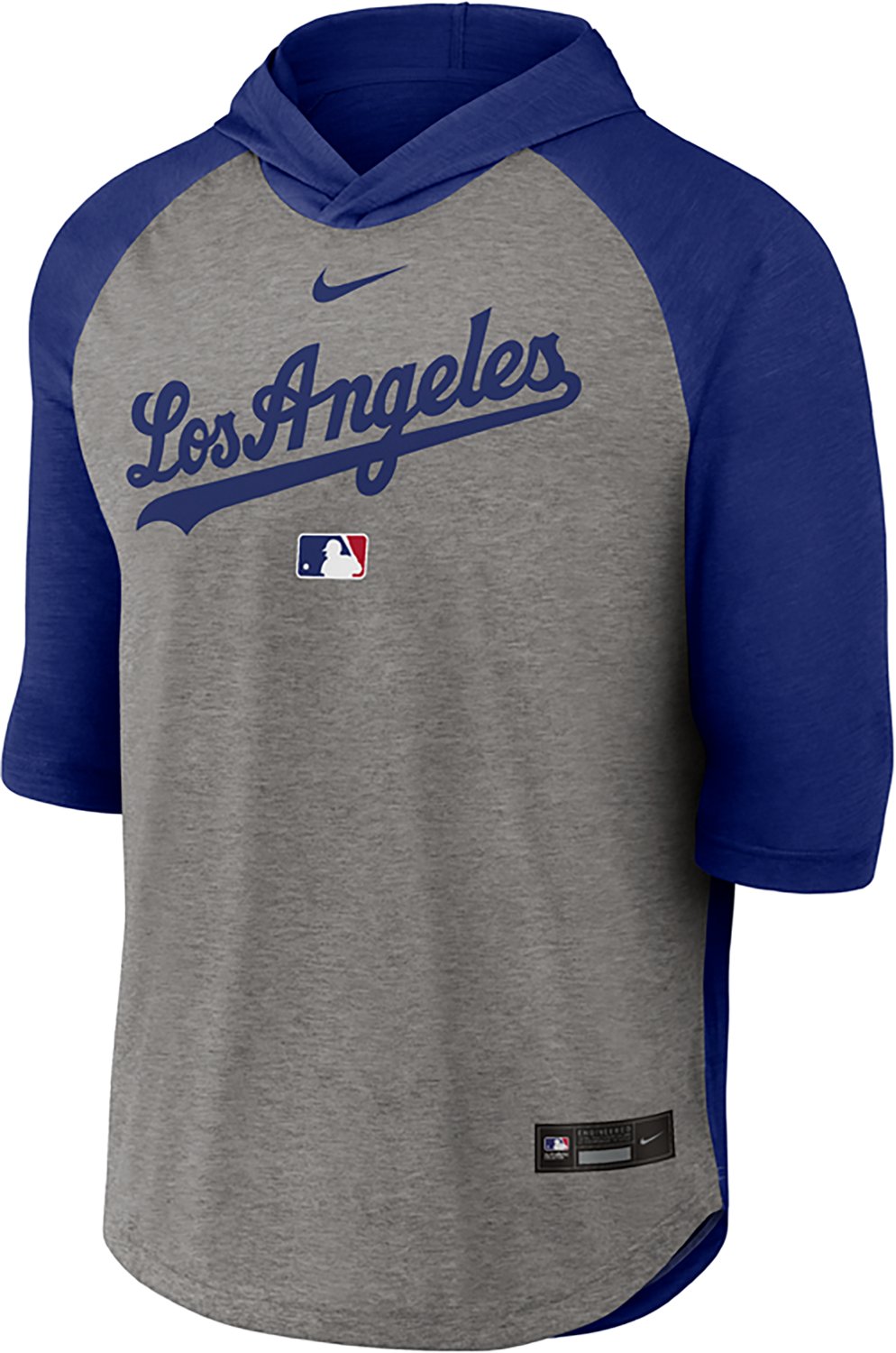 Nike Men's Texas Rangers 3/4 Sleeve Flux Hoodie Shirt - view number 2