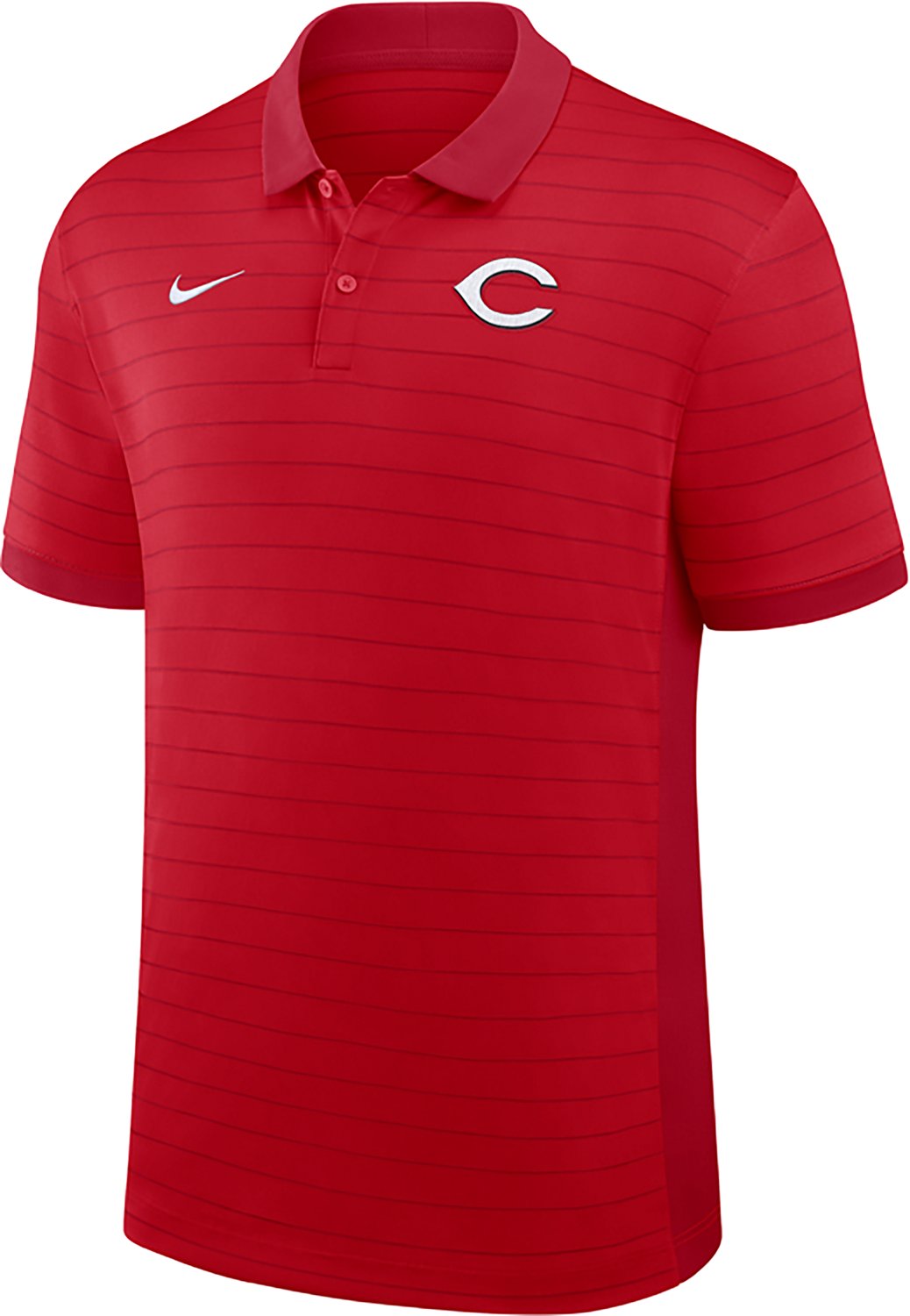 Nike Men's Cincinnati Reds AC Victory Striped Polo Shirt - view number 2