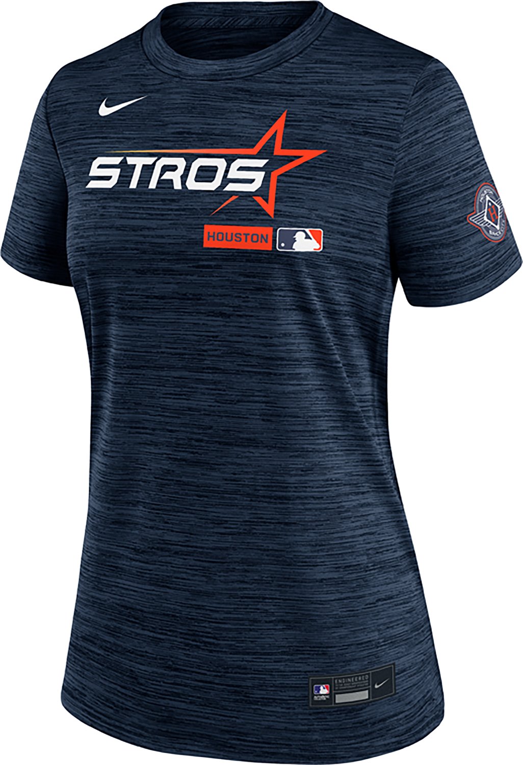 Nike Women's Houston Astros AC Velocity Short Sleeve T-shirt - view number 5