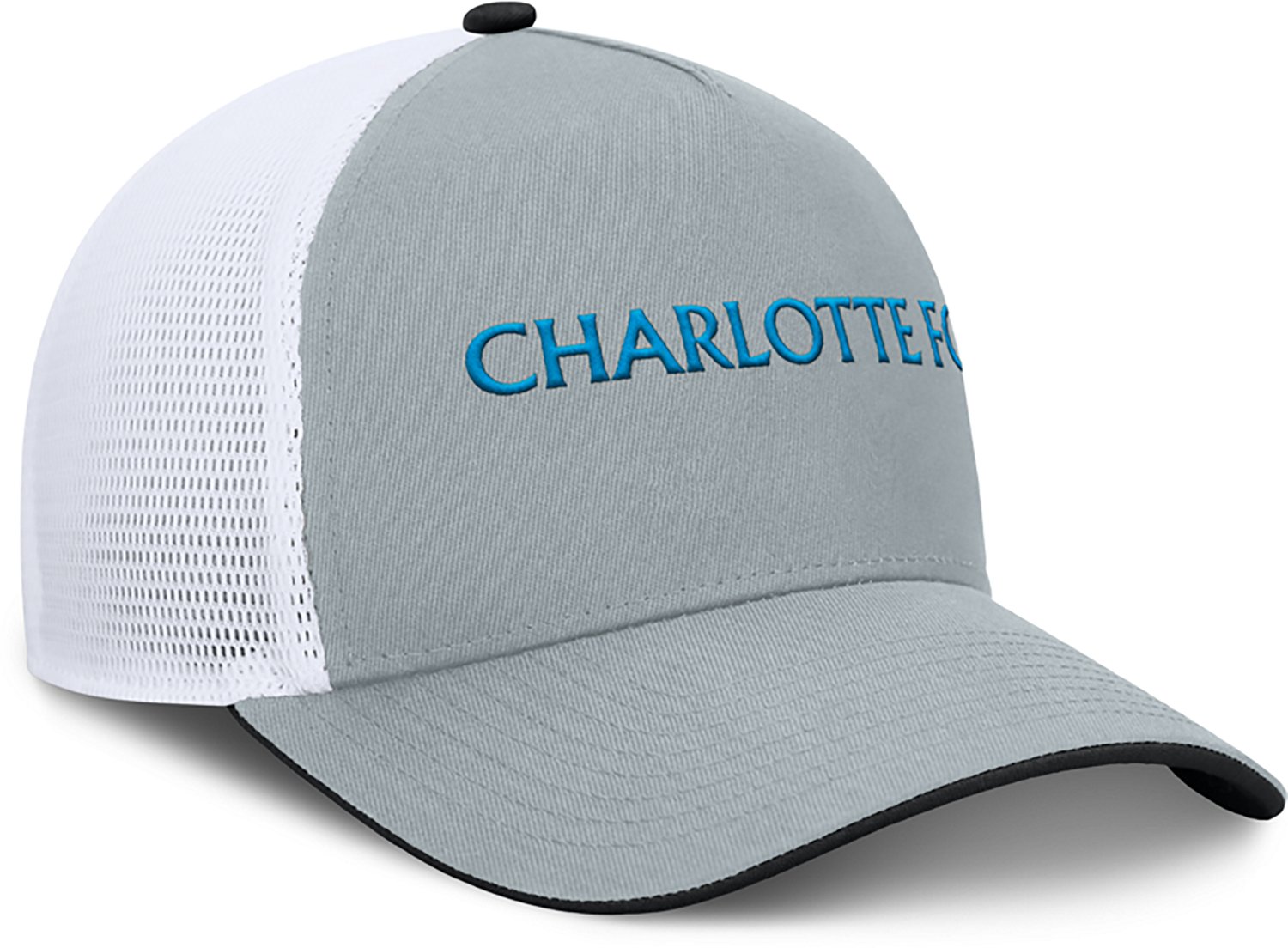 Fanatics Charlotte FC Knuckle Structured 5-Panel Meshback Hat - view number 3