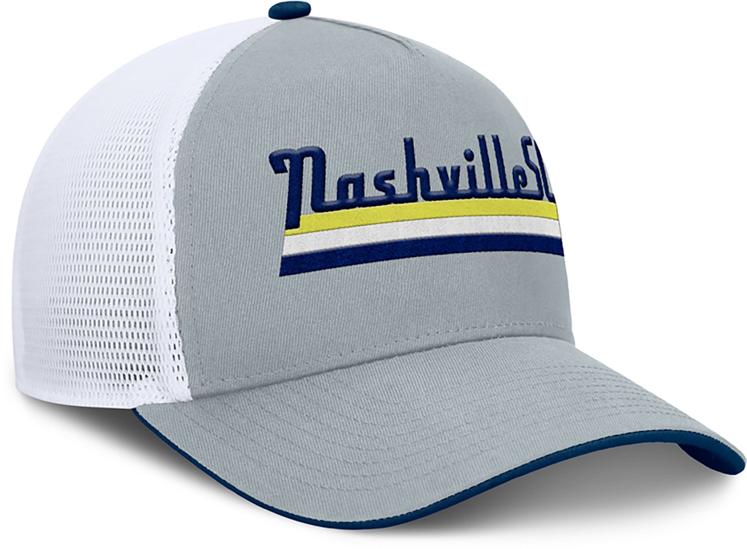 Fanatics Nashville SC Knuckle Structured 5-Panel Meshback Hat - view number 3