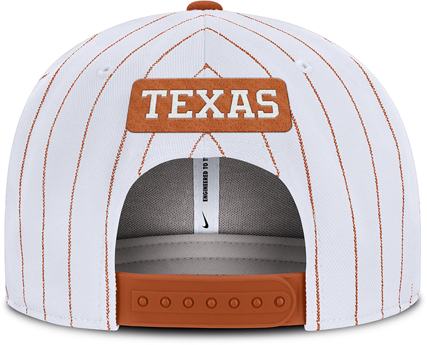 Nike Men's University of Texas Pro Primetime Baseball Pinstripe Snapback Cap - view number 4