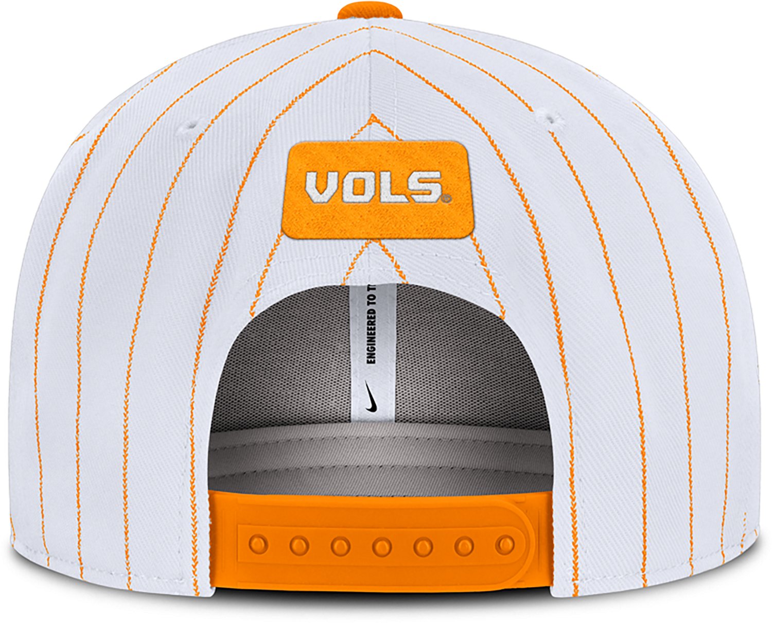 Nike Men's University of Tennessee Pro Primetime Baseball Pinstripe Snapback Cap - view number 4
