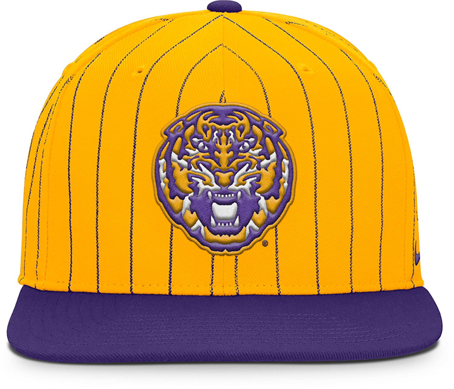 Nike Men's Louisiana State University Pro Primetime Baseball Pinstripe Snapback Cap - view number 2