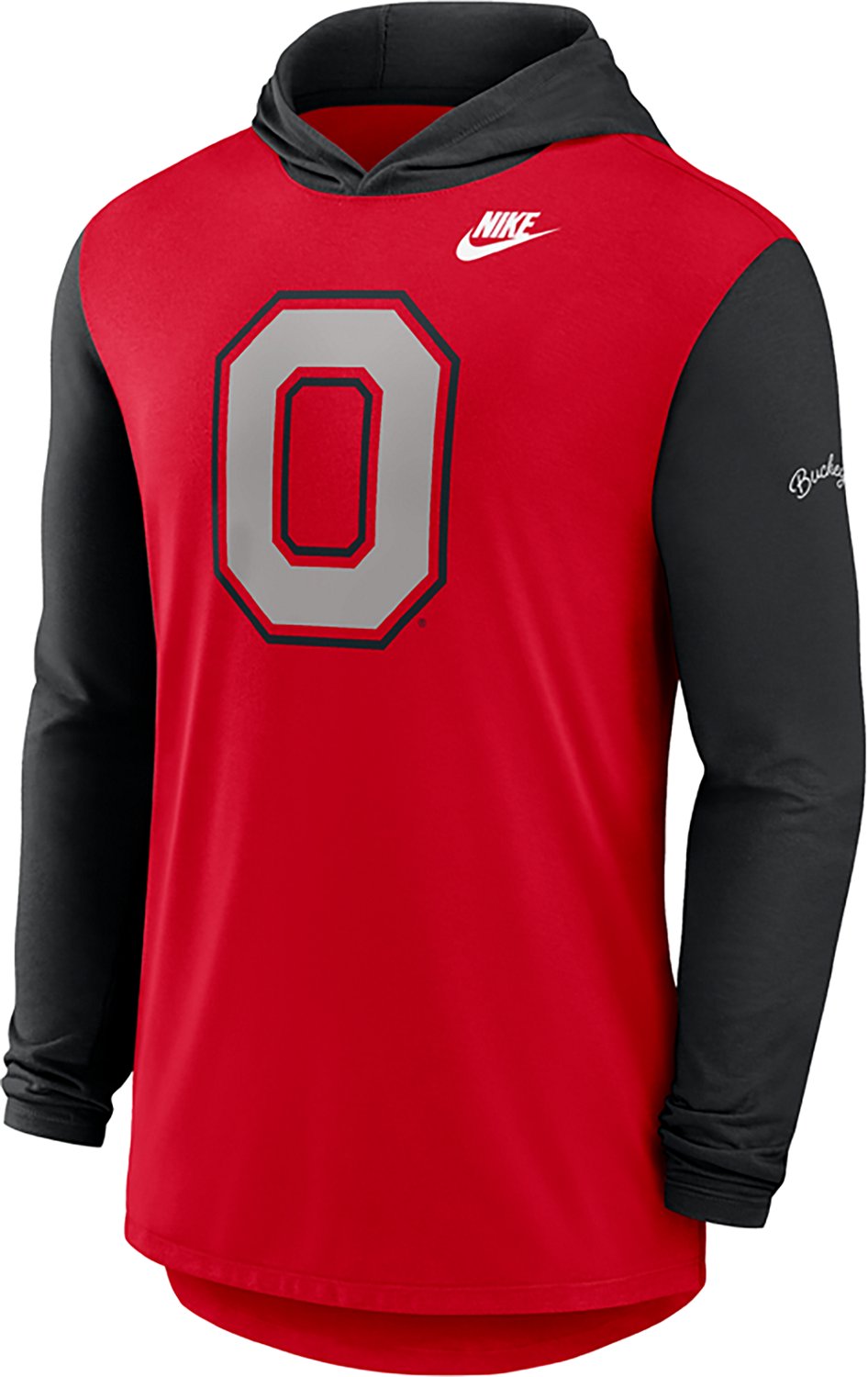 Nike Men's Ohio State Buckeyes Legacy Hooded Long Sleeve T-shirt - view number 2