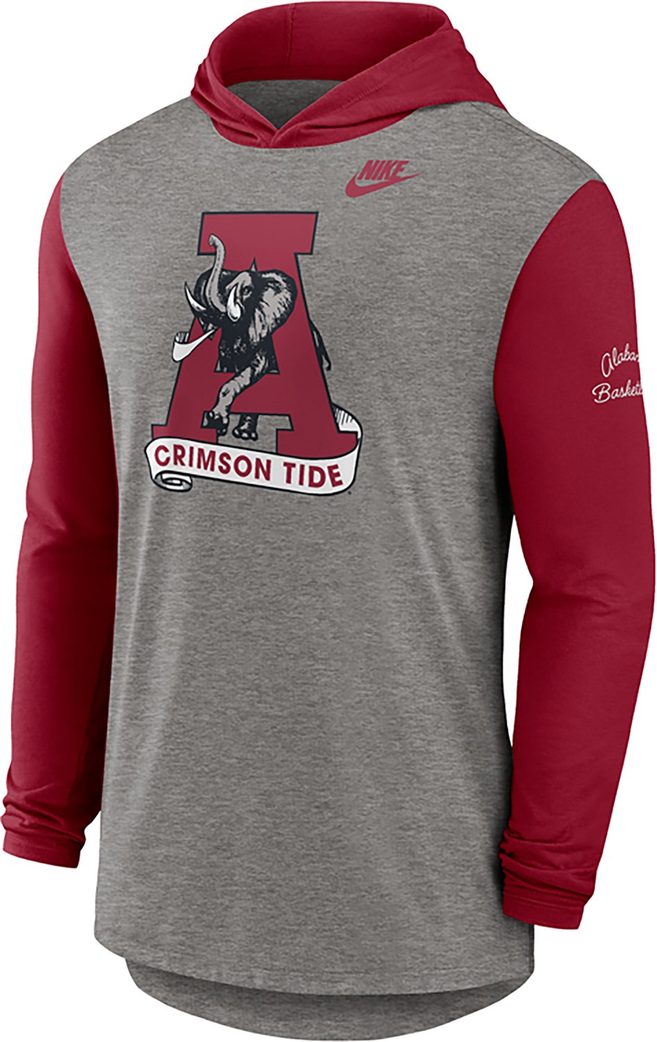 Nike Men's Alabama Crimson Tide Legacy Hooded Long Sleeve T-shirt - view number 2
