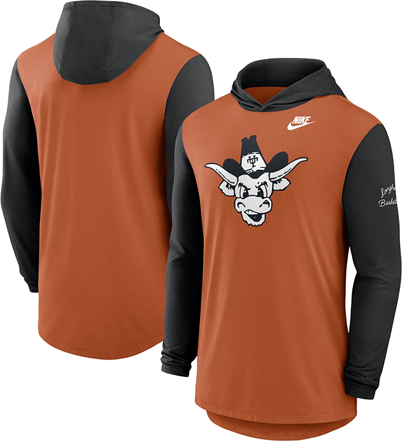 Nike Men's Texas Longhorns Legacy Hooded Long Sleeve T-shirt