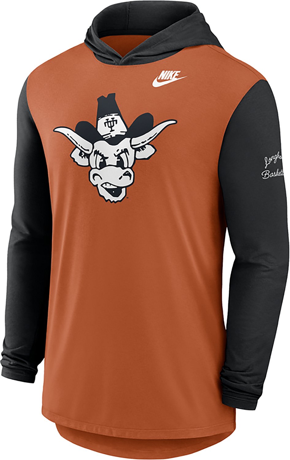 Nike Men's Texas Longhorns Legacy Hooded Long Sleeve T-shirt - view number 2