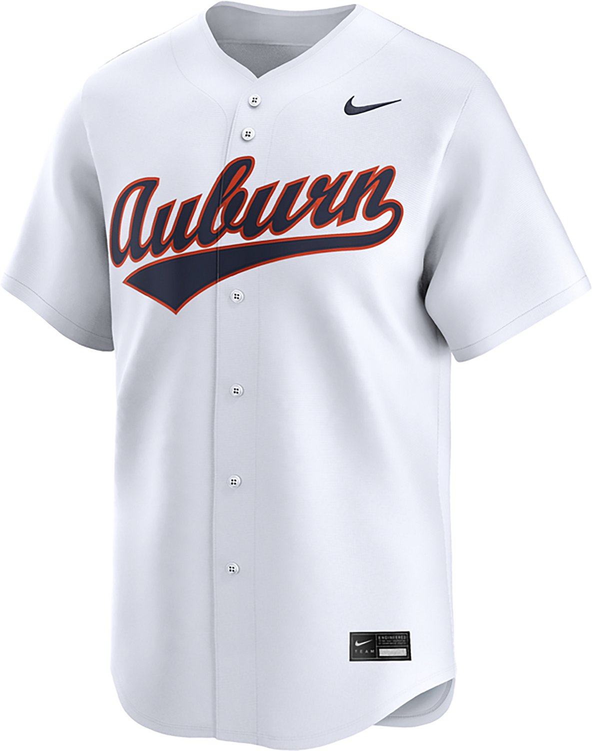 Nike Men's Auburn University Baseball Limited Wordmark Home Jersey - view number 2