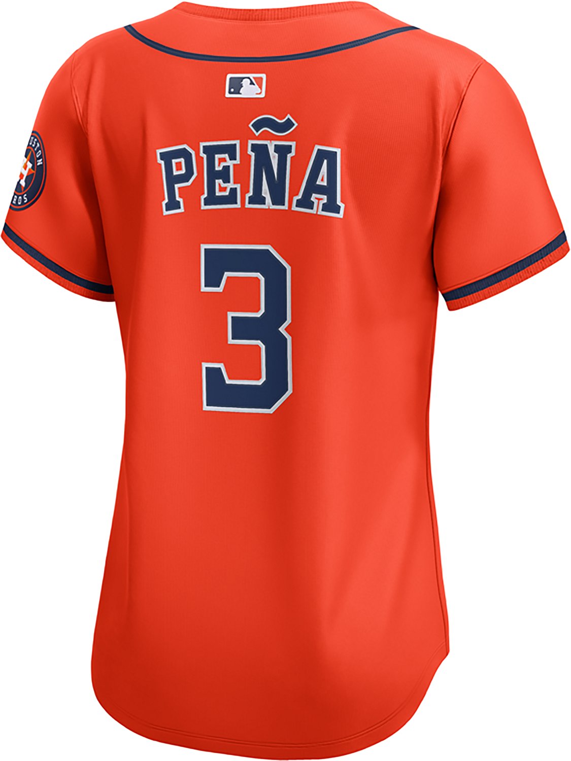 Nike Women's Astros Pena ALT 1 Limited Player N&N Jersey - view number 3