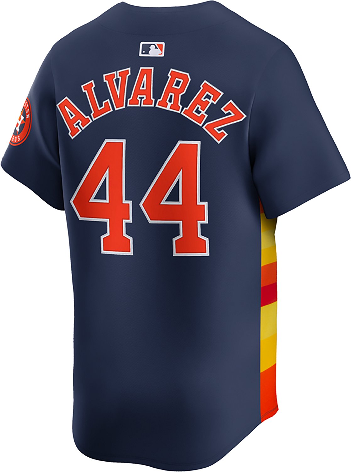 Nike Men's Astros Alvarez ALT 2 Limited Player N&N Jersey - view number 3
