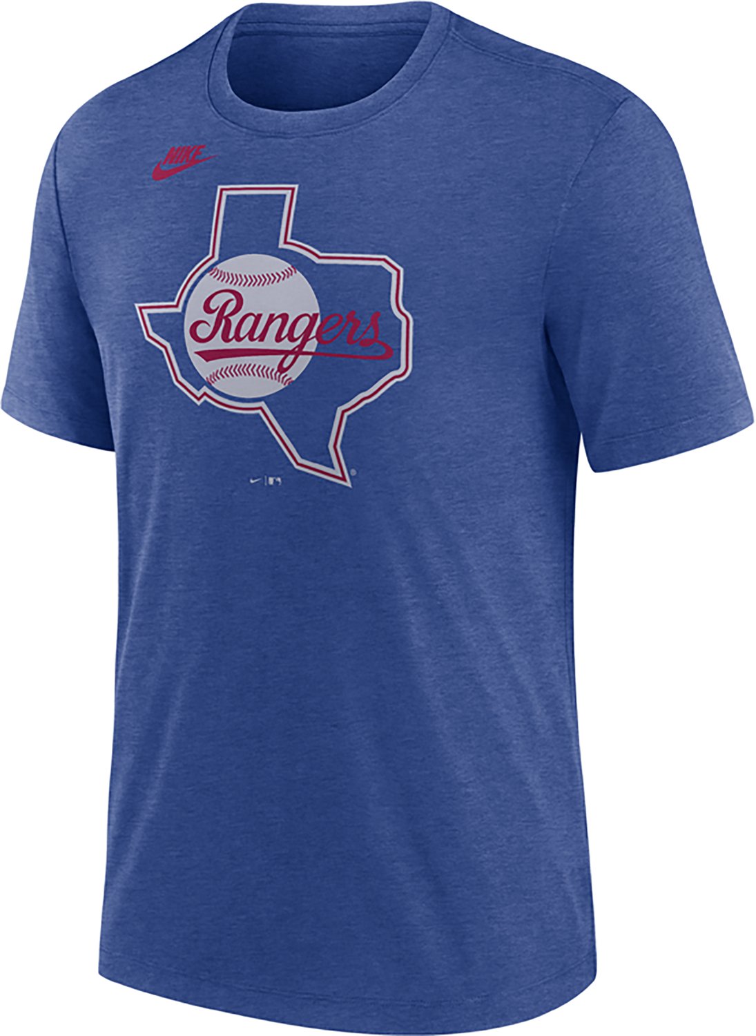 Nike Men's Rangers Cooperstown Overlocked Triblend T-shirt - view number 2