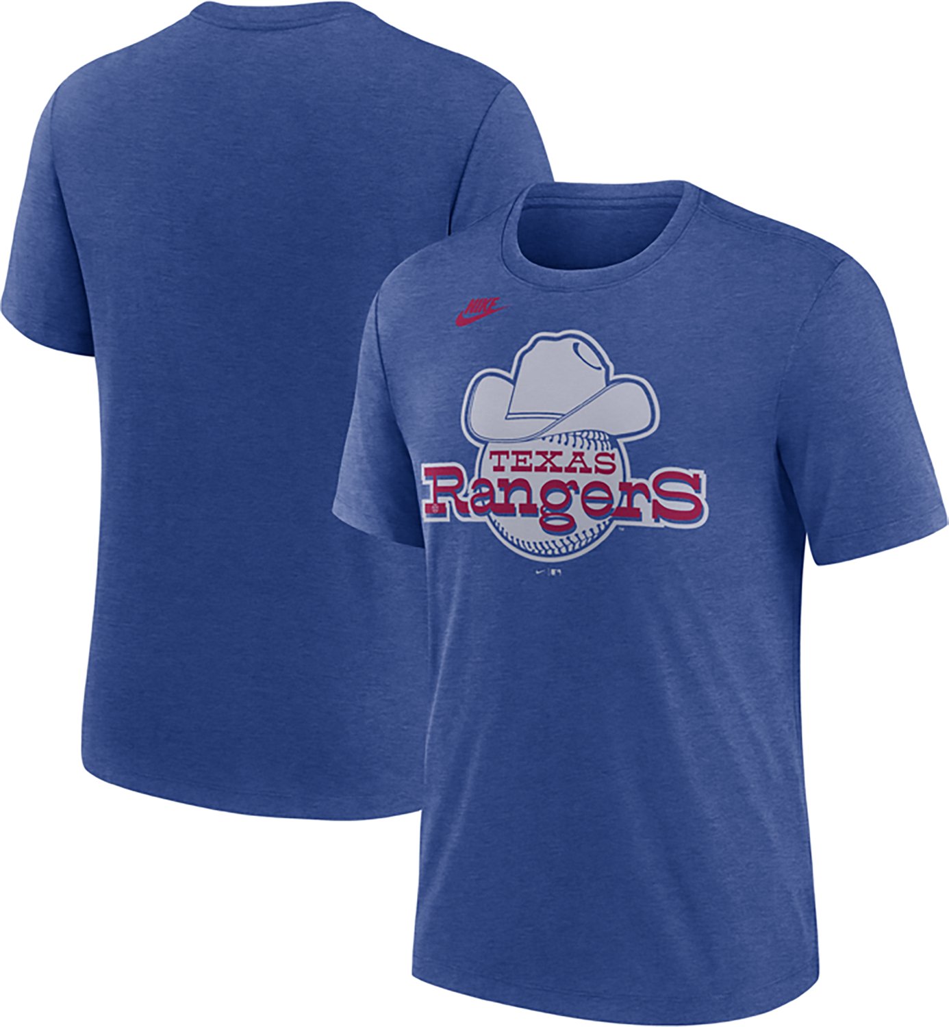 Nike Men's Rangers Cooperstown Overlocked Triblend T-shirt