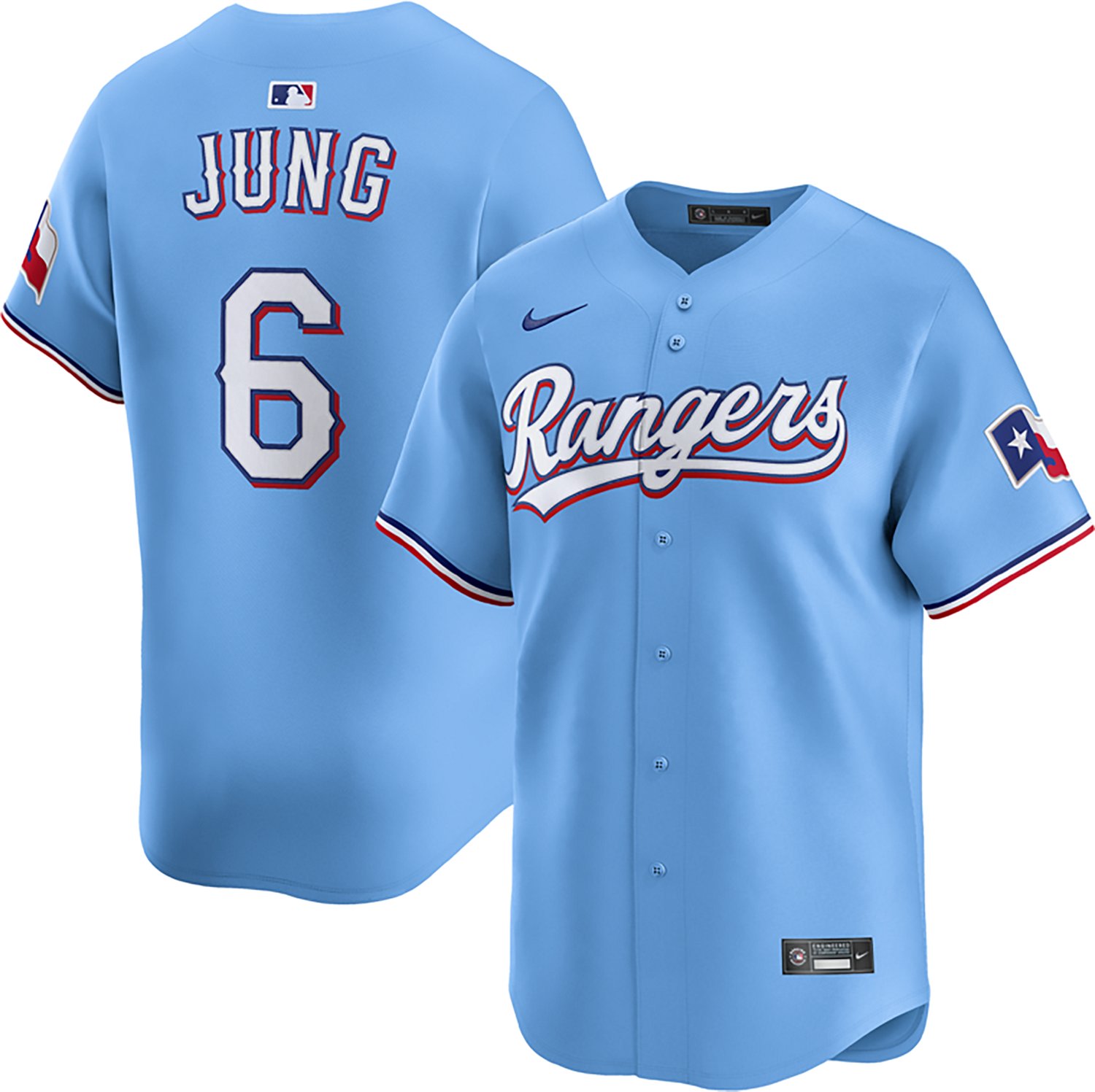 Nike Men's Rangers Jung ALT 1 Limited Player N&N Jersey
