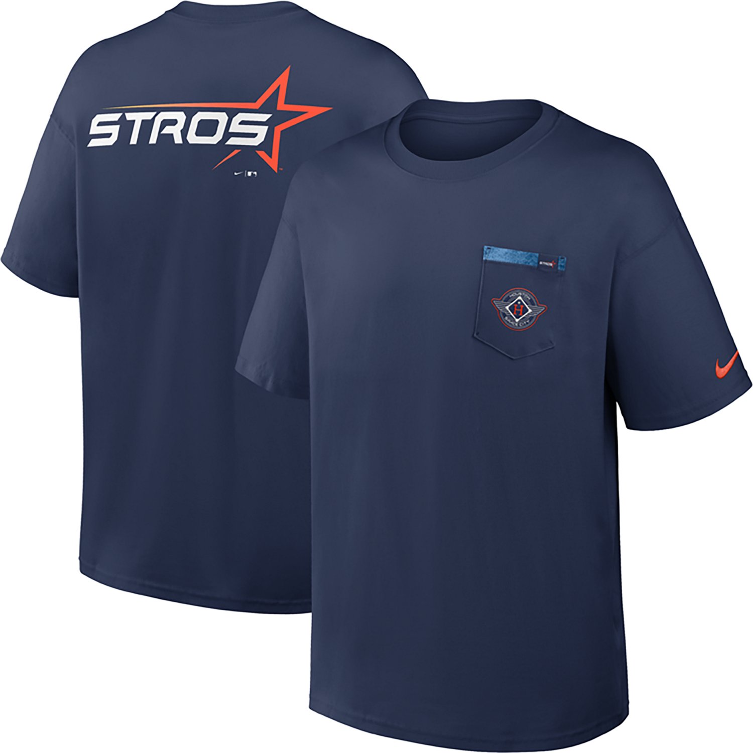 Nike Men's Houston Astros City Connect 2 Hit Max T-shirt - view number 4