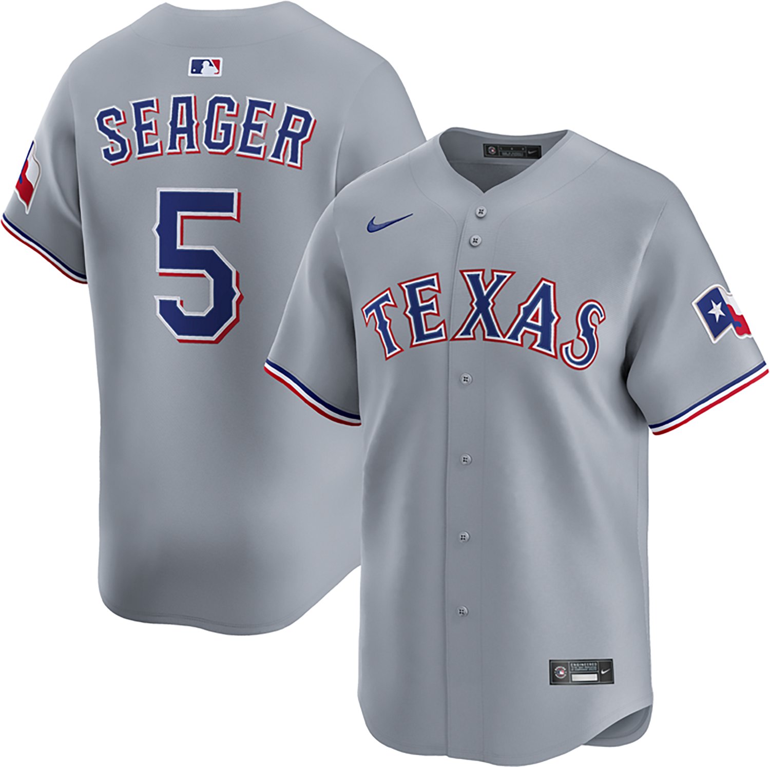 Nike Men's Rangers Seager Away Limited Player N&N Jersey