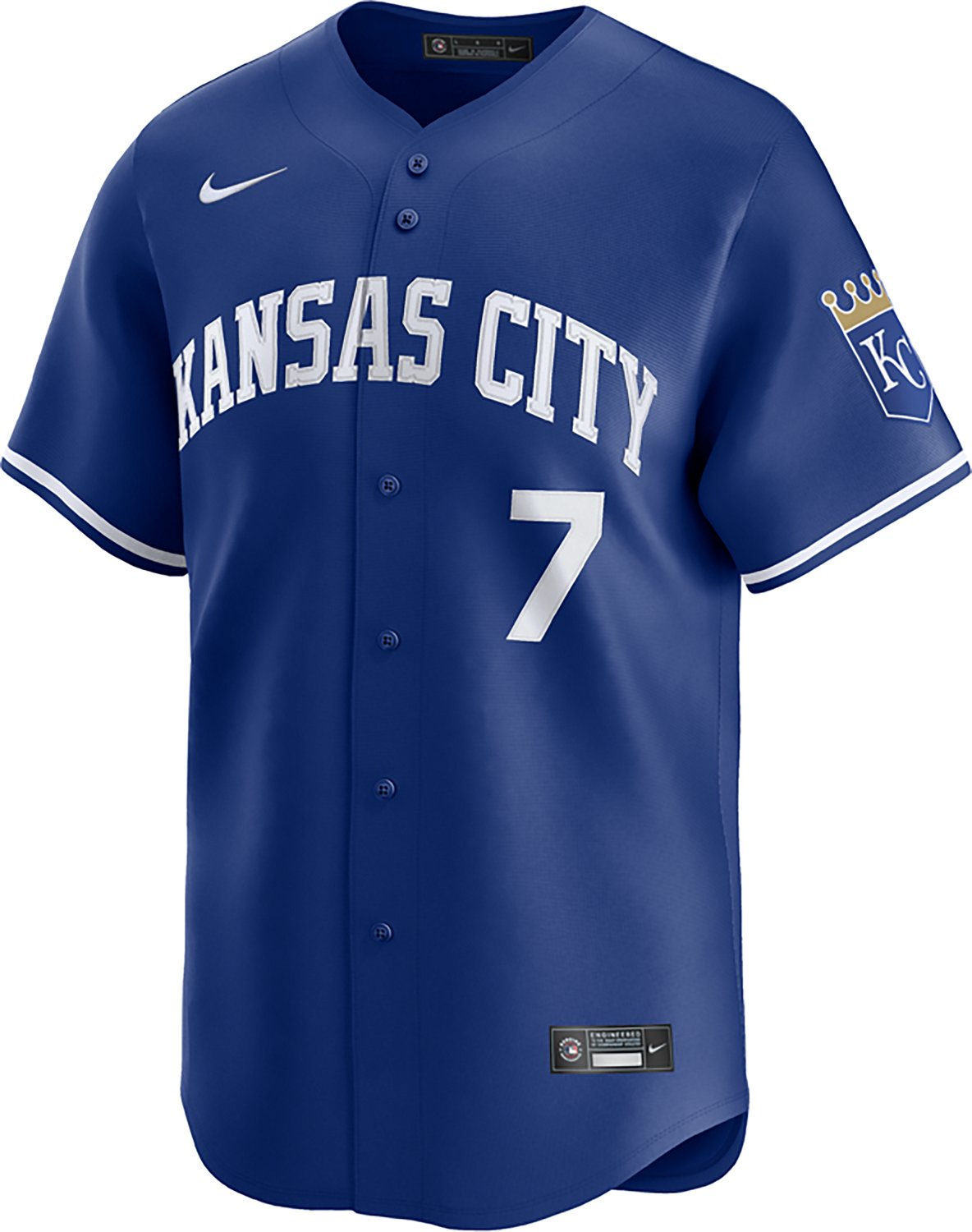 Nike Men's Royals B. Witt Jr. ALT 2 Limited Player N&N Jersey - view number 2