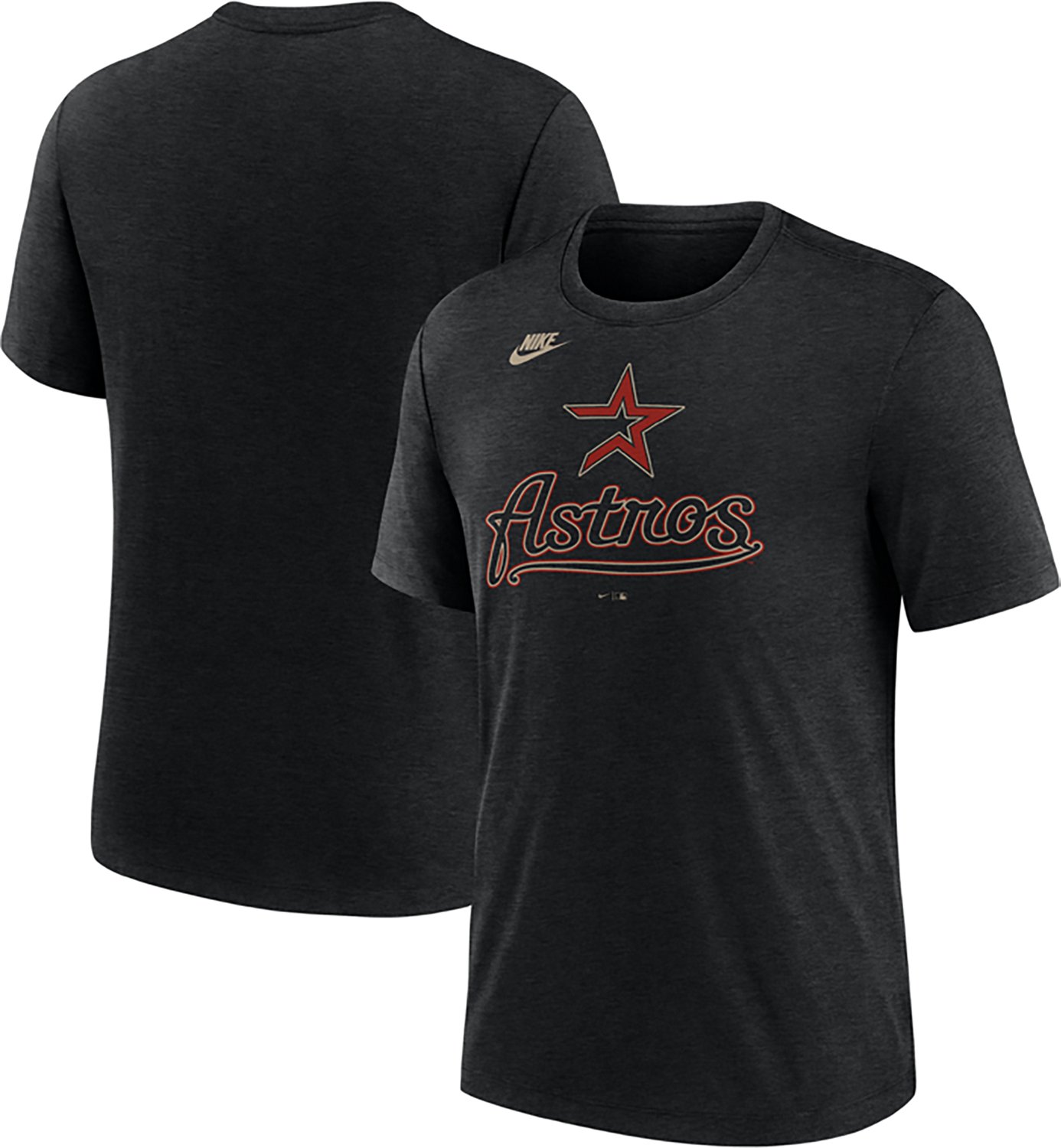 Nike Men's Astros Cooperstown Overlocked Triblend T-shirt