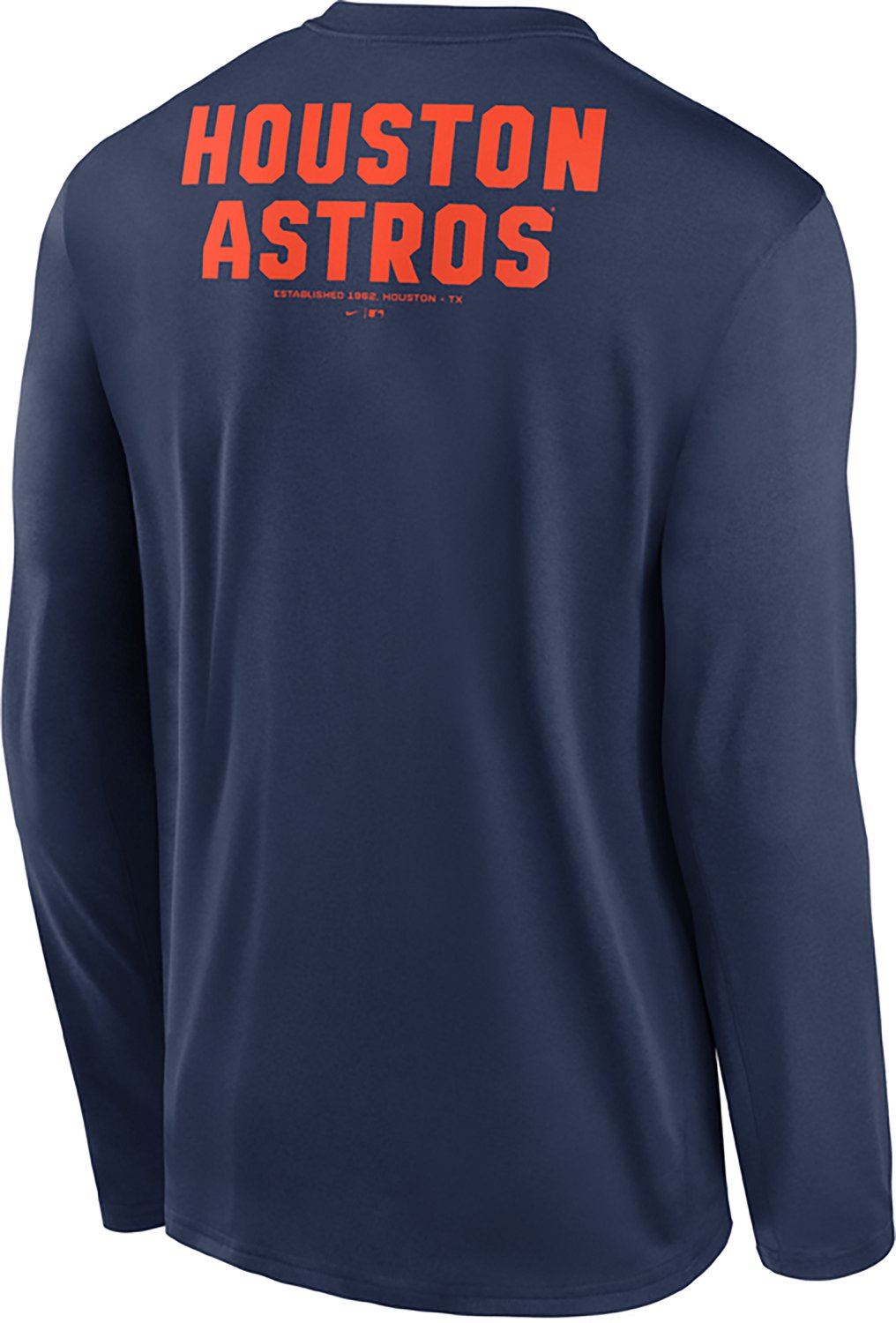 Nike Men's Houston Astros Primetime 2 Hit Legend Long Sleeve Graphic T-shirt - view number 3