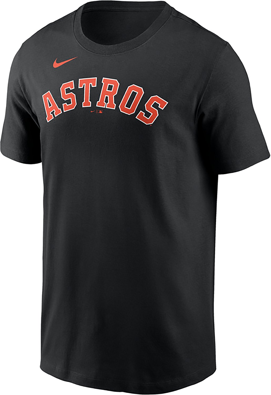 Nike Men's Astros Primetime Cotton Wordmark T-shirt - view number 2