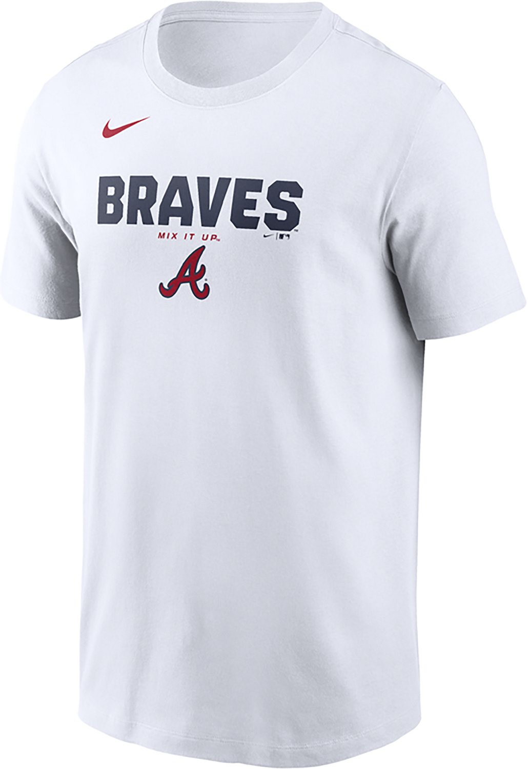 Nike Men's Braves Primetime Bold Cotton T-shirt - view number 2